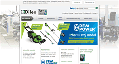 Desktop Screenshot of dilex.si