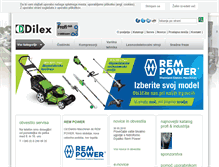 Tablet Screenshot of dilex.si